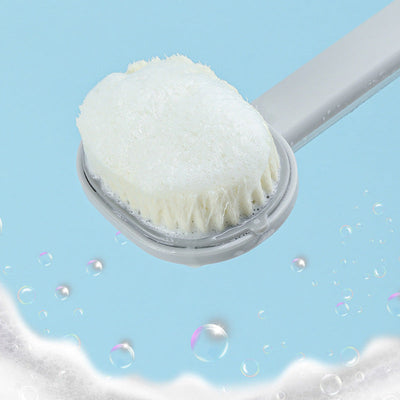 Ergonomic Bath Brush with Long Handle and Reservoir