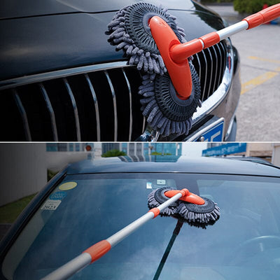 Double-Layer Retractable Car Wash Brush