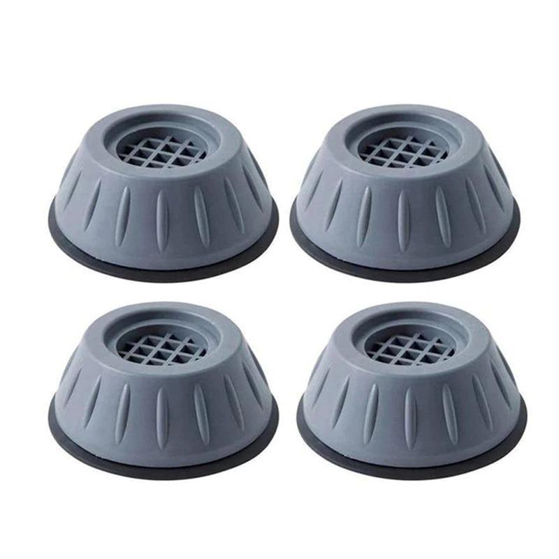 4-Piece Anti-Vibration Feet Kit for Washing Machines