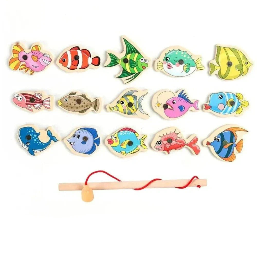 Educational Magnetic Fishing Game - Interactive Learning Toy for Kids