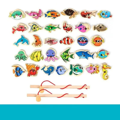 Educational Magnetic Fishing Game - Interactive Learning Toy for Kids