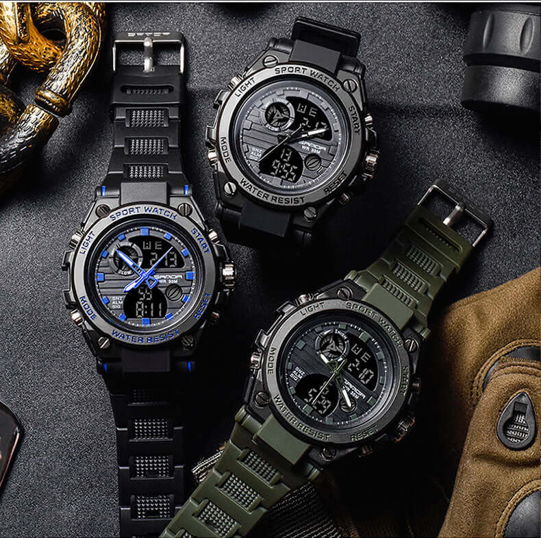 Sanda Professional Sport Watch - Military Grade Tactical Timepiece
