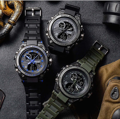 Sanda Professional Sport Watch - Military Grade Tactical Timepiece