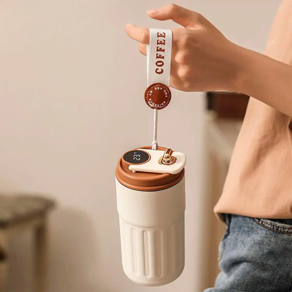 Smart Thermal Cup with Display