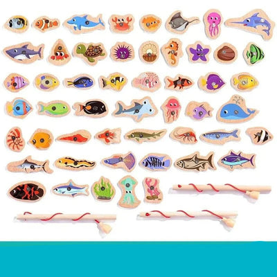 Educational Magnetic Fishing Game - Interactive Learning Toy for Kids