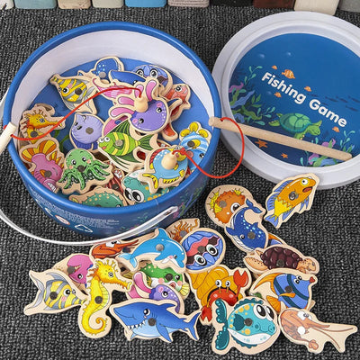 Educational Magnetic Fishing Game - Interactive Learning Toy for Kids