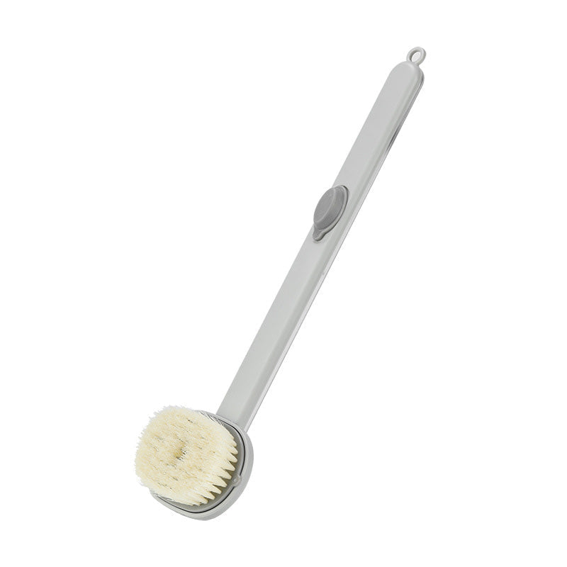 Ergonomic Bath Brush with Long Handle and Reservoir