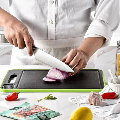 4-in-1 Multi-Function Cutting Board with Rapid Defrost Technology