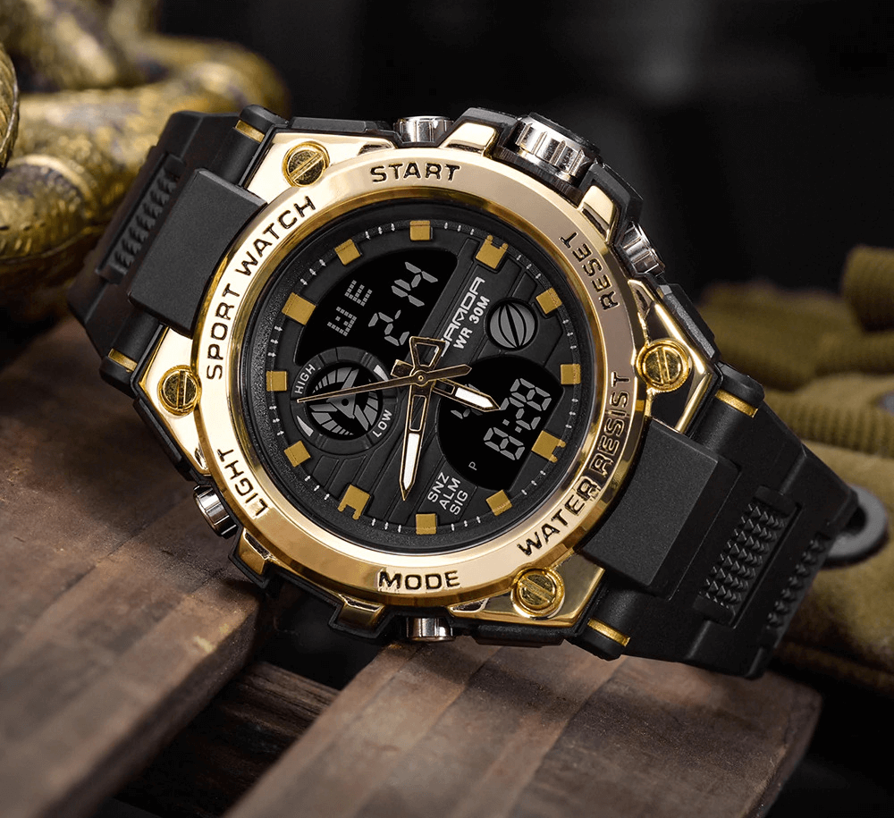 Sanda Professional Sport Watch - Military Grade Tactical Timepiece