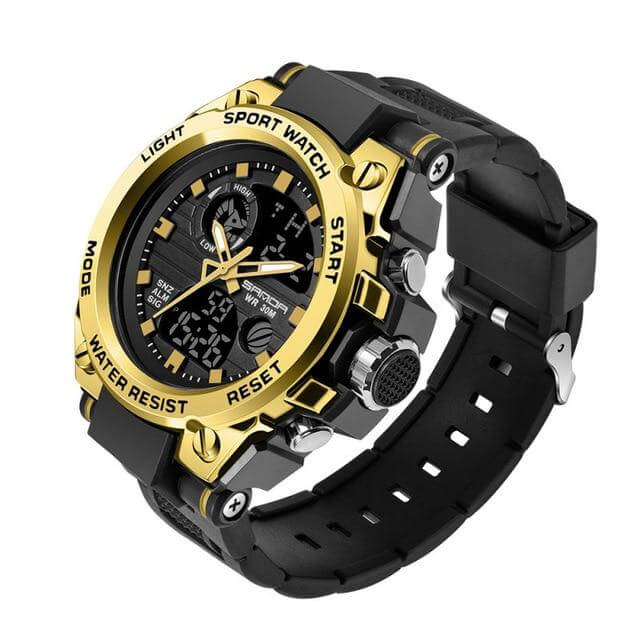 Sanda Professional Sport Watch - Military Grade Tactical Timepiece