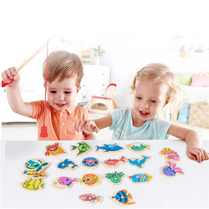 Educational Magnetic Fishing Game - Interactive Learning Toy for Kids