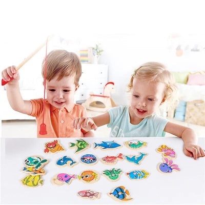 Educational Magnetic Fishing Game - Interactive Learning Toy for Kids
