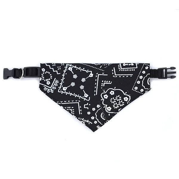 Adjustable Dog Bandana Printed Soft Collar, Pet Supplies, Cat Scarf, Chihuahua Puppy Neckerchief