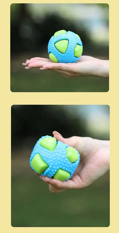 Interactive Flashing Pet Toy Ball - Durable Chew Toy for Dogs