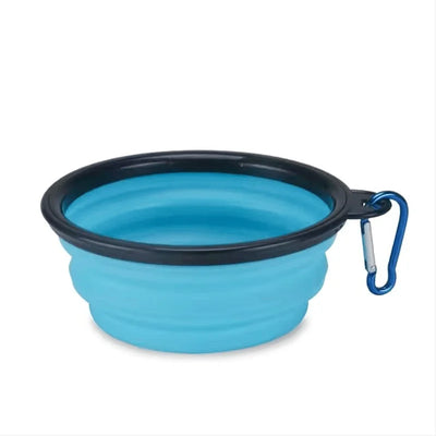Collapsible Pet Travel Bowl - Portable Food & Water Feeder for Dogs & Cats