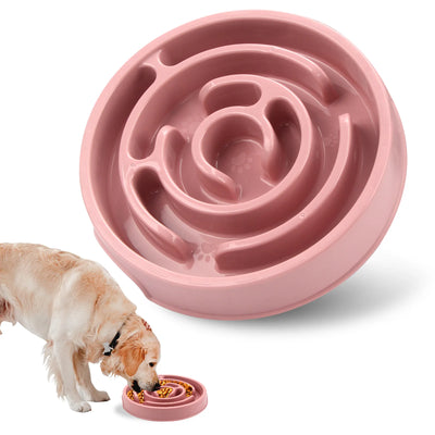 Slow Feeder Pet Bowl - Non-Slip Dish for Healthy Eating