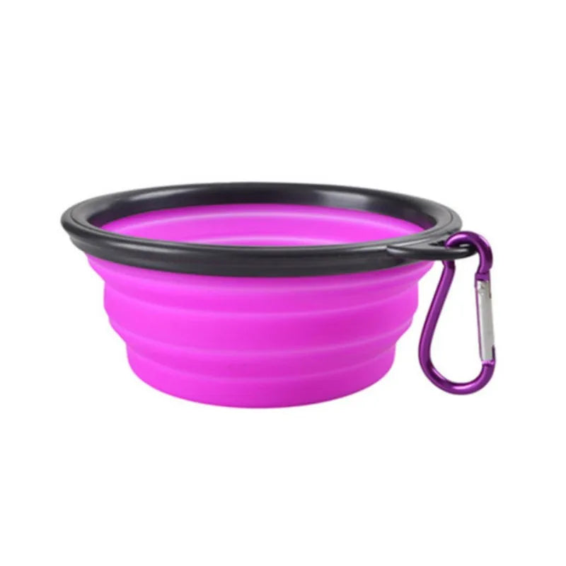 Collapsible Pet Travel Bowl - Portable Food & Water Feeder for Dogs & Cats
