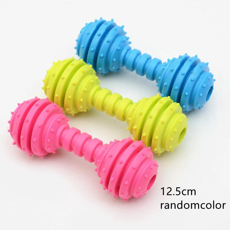 Durable Chew Toy for Dogs - Teeth Cleaning & Training Rubber Toy