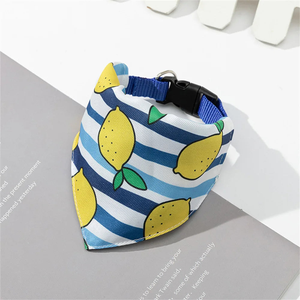 Sweet Print Puppy Dog Collar Bandana for Small Dogs Pet Cat Triangular Bandage Chihuahua Gota Bibs mascotas Grooming Accessories