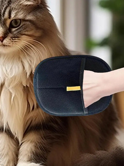 Double-Sided Pet Grooming Glove - Shedding & Hair Remover Brush