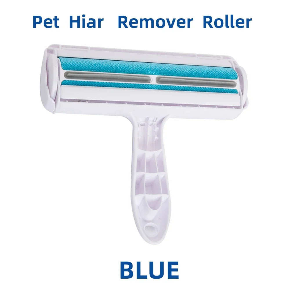 Self-Cleaning Pet Hair Remover Roller for Furniture & Clothing