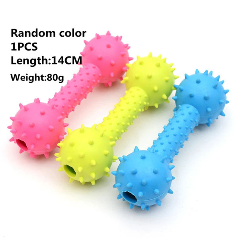 Durable Chew Toy for Dogs - Teeth Cleaning & Training Rubber Toy