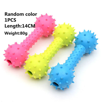Durable Chew Toy for Dogs - Teeth Cleaning & Training Rubber Toy
