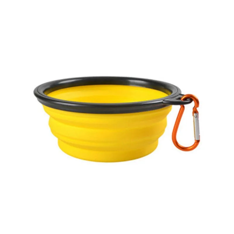 Collapsible Pet Travel Bowl - Portable Food & Water Feeder for Dogs & Cats
