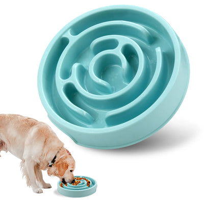 Slow Feeder Pet Bowl - Non-Slip Dish for Healthy Eating