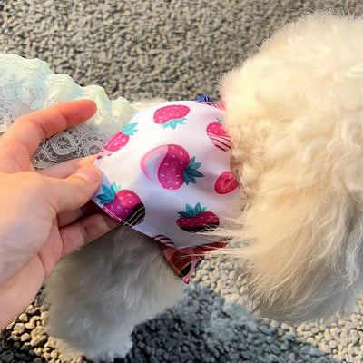 Sweet Print Puppy Dog Collar Bandana for Small Dogs Pet Cat Triangular Bandage Chihuahua Gota Bibs mascotas Grooming Accessories