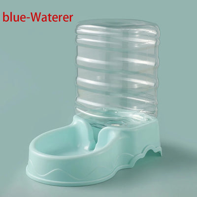 3.8L Automatic Pet Feeder & Waterer Set - Gravity Dispenser for Dogs & Cats