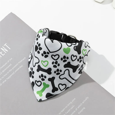 Sweet Print Puppy Dog Collar Bandana for Small Dogs Pet Cat Triangular Bandage Chihuahua Gota Bibs mascotas Grooming Accessories