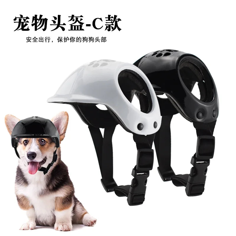 Mini Pet Helmet - Dog & Cat Motorcycle Helmet for Photos & Fun