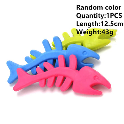 Durable Chew Toy for Dogs - Teeth Cleaning & Training Rubber Toy