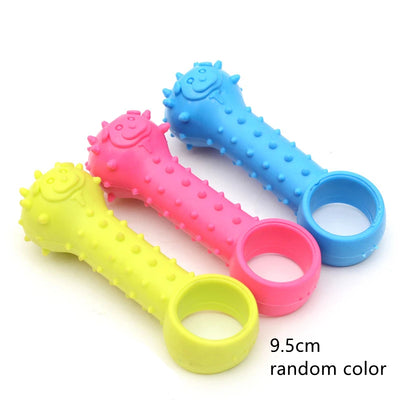 Durable Chew Toy for Dogs - Teeth Cleaning & Training Rubber Toy