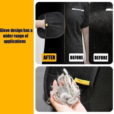 Double-Sided Pet Grooming Glove - Shedding & Hair Remover Brush