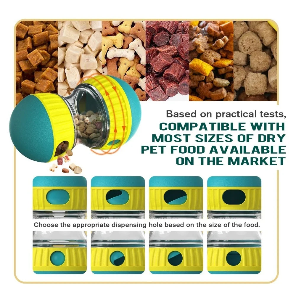 Interactive Dog Puzzle Toy - Treat Dispenser & Slow Feeder