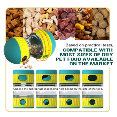 Interactive Dog Puzzle Toy - Treat Dispenser & Slow Feeder