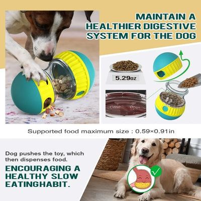 Interactive Dog Puzzle Toy - Treat Dispenser & Slow Feeder