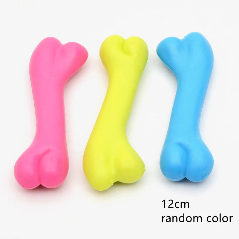 Durable Chew Toy for Dogs - Teeth Cleaning & Training Rubber Toy