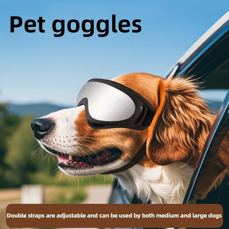Dog Sunglasses - Adjustable UV Eye Protection for Dogs