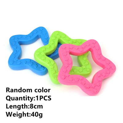 Durable Chew Toy for Dogs - Teeth Cleaning & Training Rubber Toy