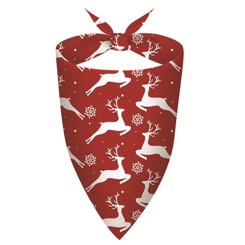 Dog Scarf Bandana Collar Bibs Cat Neck Decor Christmas Halloween Pet Supplies Puppy Cat Dog Accessories for Small Dogs