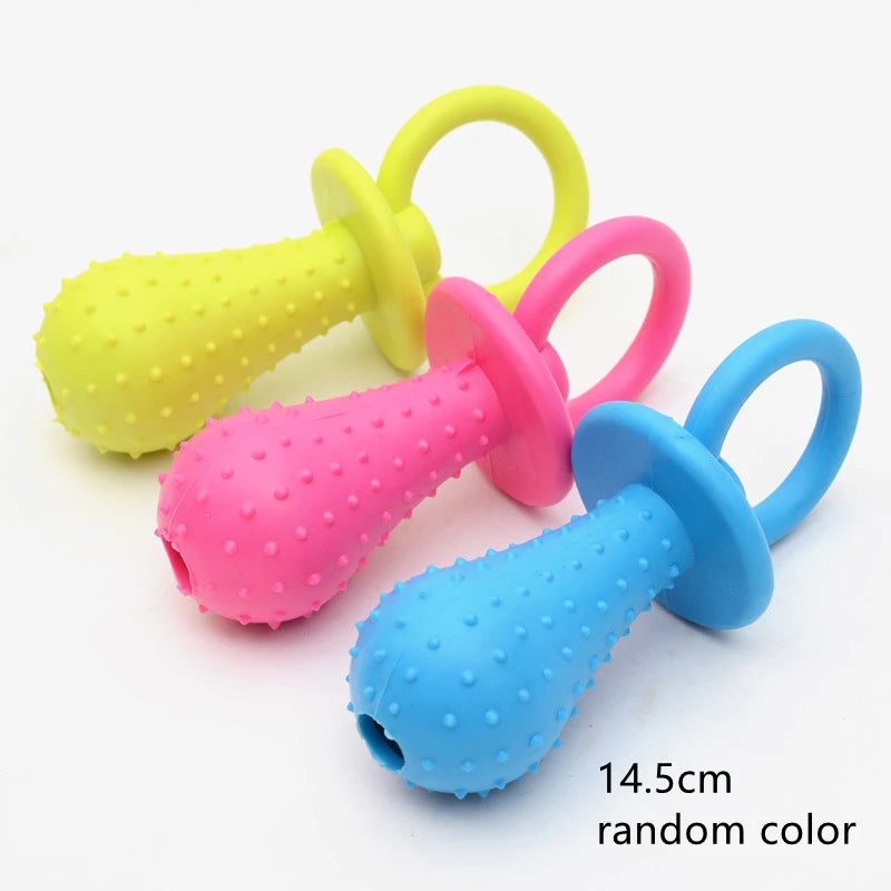 Durable Chew Toy for Dogs - Teeth Cleaning & Training Rubber Toy