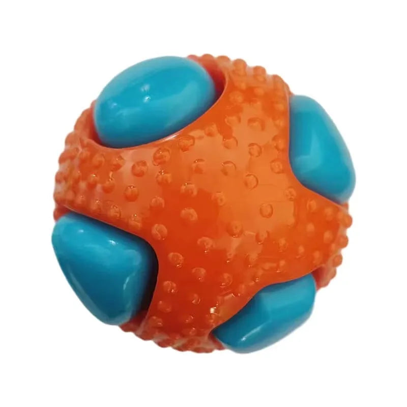 Interactive Flashing Pet Toy Ball - Durable Chew Toy for Dogs