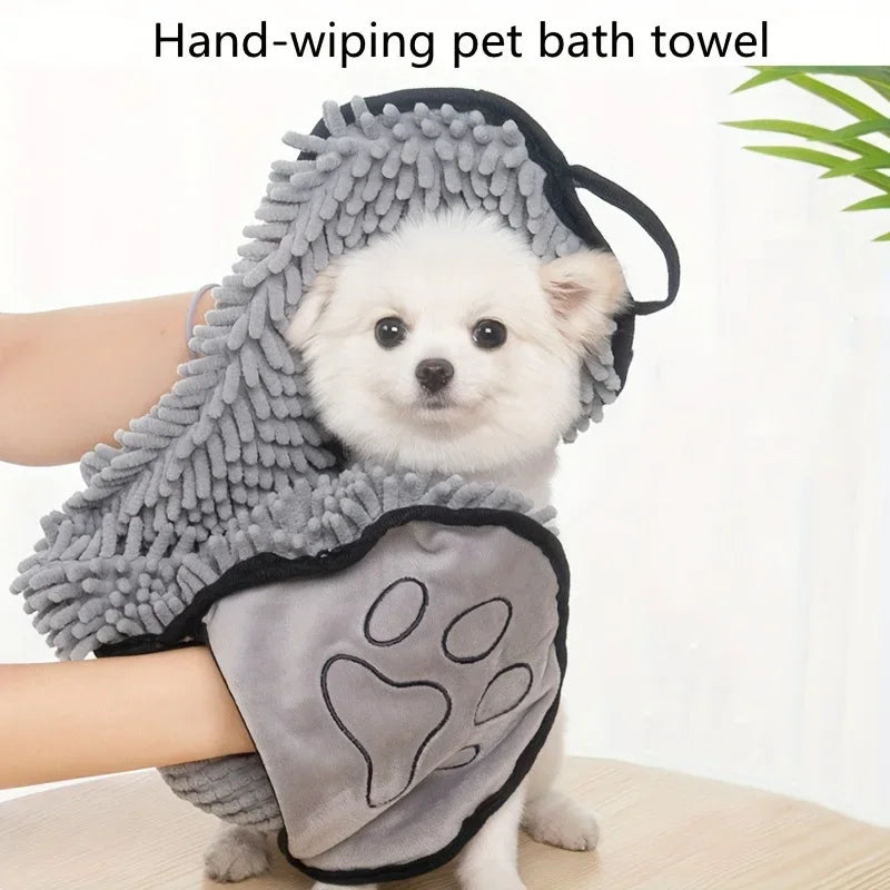 Super Absorbent Pet Bath Towel - Quick-Drying Towel for Dogs & Cats