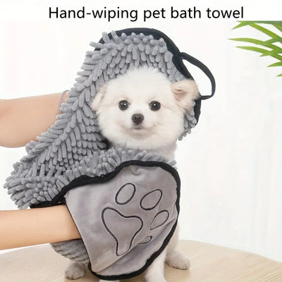 Super Absorbent Pet Bath Towel - Quick-Drying Towel for Dogs & Cats