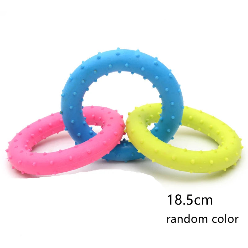 Durable Chew Toy for Dogs - Teeth Cleaning & Training Rubber Toy