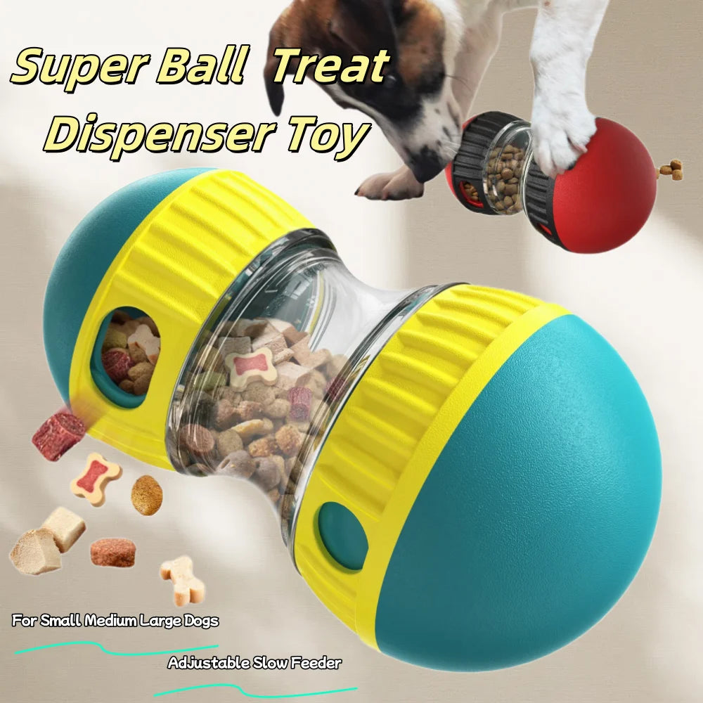Interactive Dog Puzzle Toy - Treat Dispenser & Slow Feeder