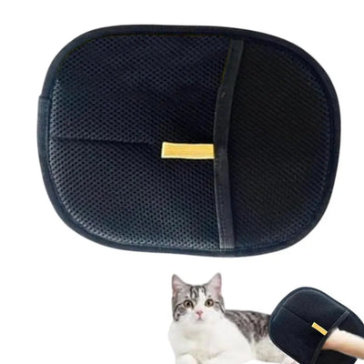 Double-Sided Pet Grooming Glove - Shedding & Hair Remover Brush